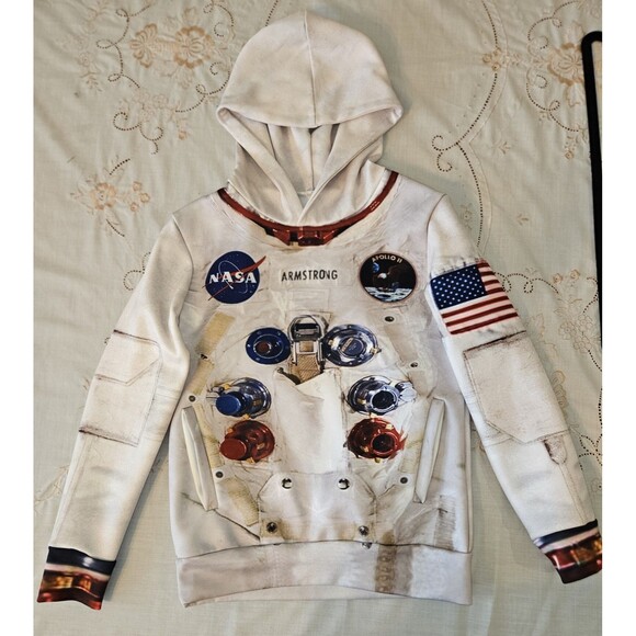 Apollo‎ 11 NASA, Neil Armstrong Astronaut Hoodie Youth XS - Picture 1 of 7